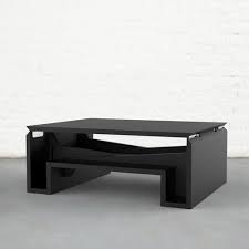 But, when you split it in half, you will notice the base frame which can be extended to its full length to seat as much as eight or ten people around the table. Contemporary Coffee Table Mk2 Duffy London Wooden Rectangular Adjustable