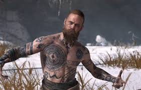 This is kratos, god of war, tattoo by sebastian huesos tattoo on vimeo, the home for high quality videos and the people who love them. Wallpaper Games Winter Snow Viking Tattoo Ps4 God Of War 2018 Baldur Images For Desktop Section Igry Download