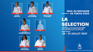 Équipe de france jeux olympiques 2021. Jeux Olympiques 2021 La Selection Feminine Officielle L Esprit Du Judo