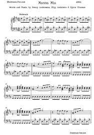Descargar libros gratis sin registrarse novelas románticas. Mamma Mia Sheet Music Abba Piano Sheet Music Free Pdf Piano Sheet Music Free Easy Piano Sheet Music Sheet Music