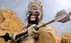 They first appeared in the 1977 film star wars. Tusken Raider Recent Art Projects The Art Gear Guide