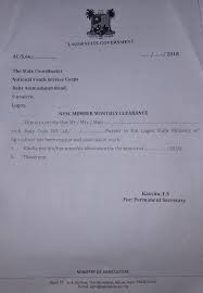 If you are identified with the. Nysc Format Letter Nysc Clearance Letter Corperslodge