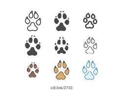 Free Flat Dog Paw Icon Of Ios Glyphs Available For Download In Png Svg And As A Font Icons Graphicdesign Desi Dog Wallpaper Iphone Dog Paws Paw Painting