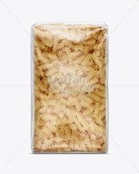 Fusilli Pasta Package Mockup In Bag Sack Mockups On Yellow Images Object Mockups