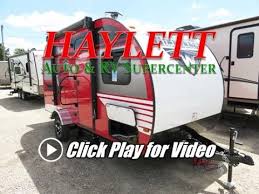 An outdoor kitchen in a travel trailer may seem unnecessary. Sold 2017 Winnebago Minnie Drop 170k Bunkhouse Outside Kitchen Teardrop Mini Travel Trailer Youtube