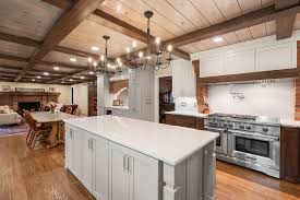 Could this be done over a textured ceiling? Fall Home Tour In Upper Arlington Oh The Cleary Company