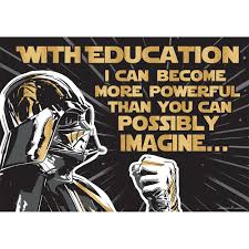 Star Wars The Power Of Education Poster 13 X19 Eureka School Star Wars Classroom Theme Star Wars Classroom Education Poster