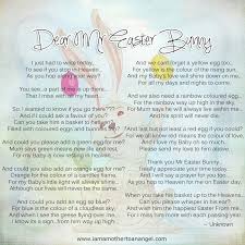 Dear Mr Easter Bunny Heaven Poems Dad In Heaven Grieving Mother