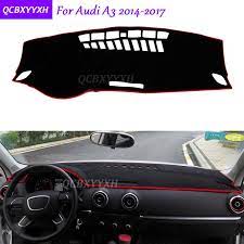 For Audi A3 S3 2014 2017 Dashboard Mat Protective Interior Photophobism Pad Shade Cushion Car Styling Auto Accesso Car Accessories Audi A3 Interior Accessories