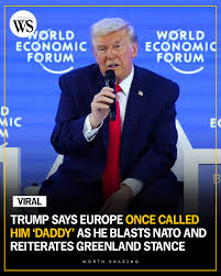 Worth - Donald Trump has reignited controversy at the World Economic Forum,  openly ridiculing Europe while insisting the United States needs to take  control of Greenland for global security. Speaking to world