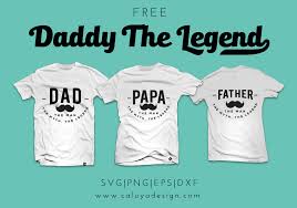 Dad The Legend Free Svg Png Dxf Eps Download By Caluya Design
