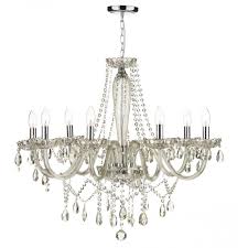 (dia can effectively block the glare of light and make the light soft. Chandelier Champagne Glass Double Insulated With Long Drop 8 Lights