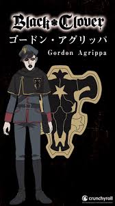 Grey 「グレイ gurei」, whose real name is unknown, is a commoner and a 3rd class junior magic knight of the clover kingdom's black bull squad. Black Clover Gordon Agrippa Facebook
