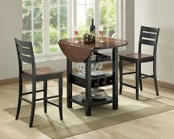 Rosaline Mahogany Drop Leaf Dining Table Bar Table Sets Pub Table Sets Bar Table