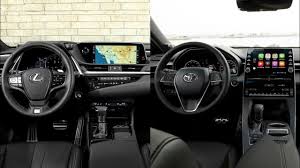 The new avalon has the longest wheelbase of this group, so it shouldn't come as a surprise that it also has the most backseat room. 2019 Lexus Es Vs 2019 Toyota Avalon Interior Youtube