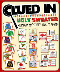 Plus your free to not be you. Clued In Murder Mystery Christmas Scavenger Hunt Printable Party Game