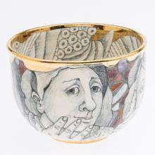 Sold at Auction: MaryLou Higgins, Mary Lou Higgins (NC, 1926-2012), Ceramic  Bowl, 1987