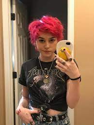 Short Dyed Hair Androgynous Hair Aesthetic Hair