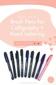 After you have your pen and your paper, you are ready to begin. Brush Pen Demo Traditional Brush Pens For Calligraphy Lettering League