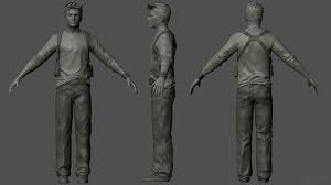 Nathan Drake Model Art Model Art Gallery Art