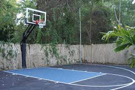 Fill in large areas then create outlines when the paint is dry. Pin By Pro Dunk Hoops On Pro Dunk Hoops Basketball Goals Backyard Basketball Basketball Court Backyard Paint Line