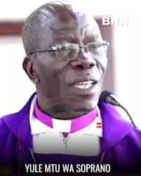 Anglican Bishop Charles Ong'injo blasted DP Kithure Kindiki for his soprano  voice as he angrily lectured political leaders