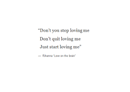 Rihanna Love On The Brain Pensamentos Frases Textos