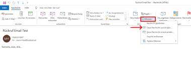 Wählen sie im register „nachricht, in der gruppe „verschieben, unter „aktionen den befehl „diese nachricht zurückrufen aus.es erscheint das entsprechende dialogfenster: Outlook Mail Zuruckrufen Schritt Fur Schritt Buro Kaizen