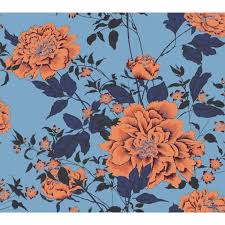 Free vintage floral wallpaper vector download in ai, svg, eps and cdr. Vintage Floral Orange Peel Stick Wallpaper By Drew Barrymore Flower Home Walmart Com Walmart Com