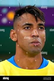 Morocco goalkeeper Ahmed Reda Tagnaouti ahead of the FIFA World Cup Group F  match at the Al Thumama Stadium, Doha, Qatar. Picture date: Thursday  December 1, 2022 Stock Photo