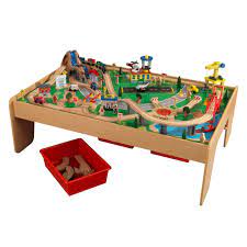 Check spelling or type a new query. Kidkraft Waterfall Mountain Train Table And 120 Pieces Set Temple Webster