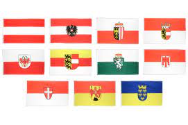 Österreich bundesländer flaggenshop nationalflaggen.de/hochformatflagge premiumqualität/österreich bundesländerartikel Osterreich Flaggen Bundeslander