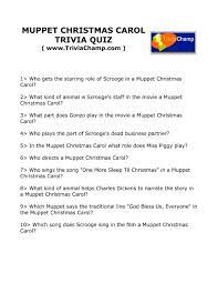 Julia elizabeth wells was born on october 1, 1935, in england. Muppet Christmas Carol Trivia Quiz Trivia Champ