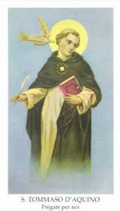 San tommaso sorretto dagli angeli, del guercino. Santino Di San Tommaso D Aquino