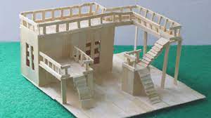 We also hope this image of popsicle stick house plans free 2 building popsicle house youtube can be useful for you. Modern Popsicle Stick House Designs