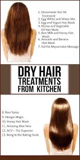Dry hair that's dull, unmanageable and frizzy can put a downer on your day, but treating dry hair doesn't mean. Dry Hair Treatments From Kitchen Hairtoday Org