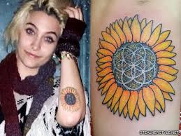 Paris Jackson Sunflower Forearm Tattoo Steal Her Style Tattoos Forearm Tattoo Life Tattoos
