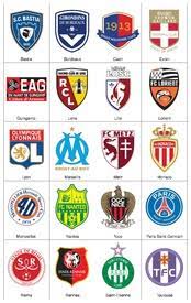 19/06 mbappé & co eyeing qualification in budapest. Soccer French Ligue 1 Crests 2014 15 Infographic
