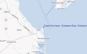 cape henlopen delaware bay delaware tide station location