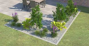 Beeteinfassung Terrassenumrandung Setzen Obi Gartenplaner Terrasse Umrandung Pflanzideen Garten