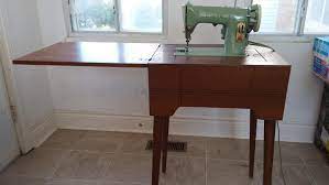 Tiazza 2pcs antique brass sewing machine table folding flip top hinges 180 degree heavy duty hinge for folding furniture (antique bronze). Best Antique Vintage Singer Sewing Table For Sale In Milton Ontario For 2021