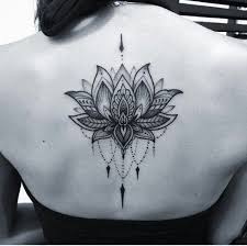 Women Lotus Tattoo On Back Tattoos Lotus Flower Tattoo Design Tattoos For Women