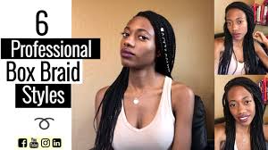 We have a lot of cool versions of bob braids and hope that one of them is exactly what you are looking for! 6 Professional Box Braid Hairstyles Wear To Work Youtube