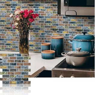 Peel-and-stick tiles offer a mess-free, cost-effective alternative to traditional tiling., AI generated