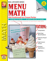 Click on the icons for more detailed. Menu Math Old Fashioned Ice Cream Parlor Addition Subtraction Ebook