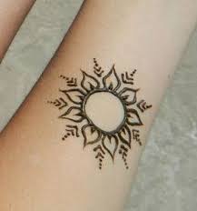 52 Small Sunflower Tattoo Ideas And Images Henna Tattoo Designs Henna Tattoo Small Henna