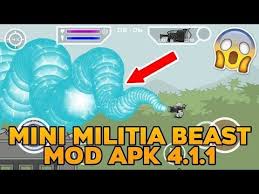 Download Mini Militia Beast Mod Apk 4 1 1 Unlimited Health Unlimited Ammo Unlimited Nitro Unlimited Grenades Play Hacks Game Download Free Android Game Apps