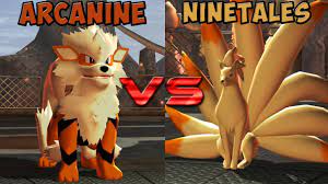 Pokemon battle revolution - Arcanine vs Ninetales - YouTube
