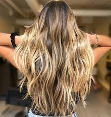 Sun Kissed Bronde Balayage Long Hair Beachy Blonde Hair Balayage Hair Blonde