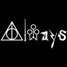 Harry potter inspired spell book. Always Letters Symbol Harry Potter Sticker